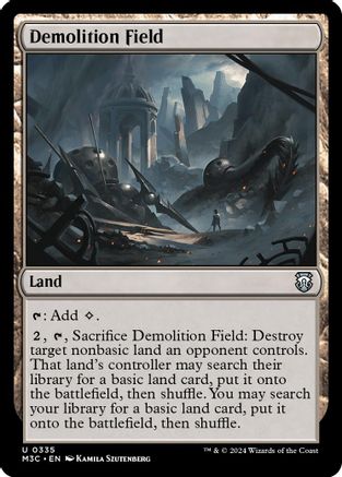 Demolition Field (Ripple Foil) (M3C-335) - [Commander: Modern Horizons 3] Foil - Trinity Hobby