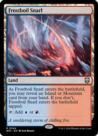Frostboil Snarl (Ripple Foil) (M3C-344) - [Commander: Modern Horizons 3] Foil - Trinity Hobby