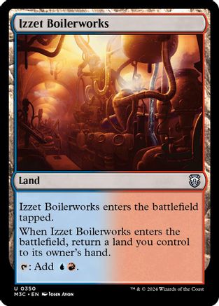 Izzet Boilerworks (Ripple Foil)  [Foil]  (M3C-350) - [Modern Horizons 3 Commander] - Trinity Hobby