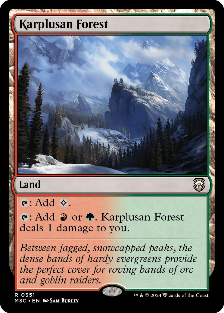 Karplusan Forest [Modern Horizons 3 Commander] - Trinity Hobby