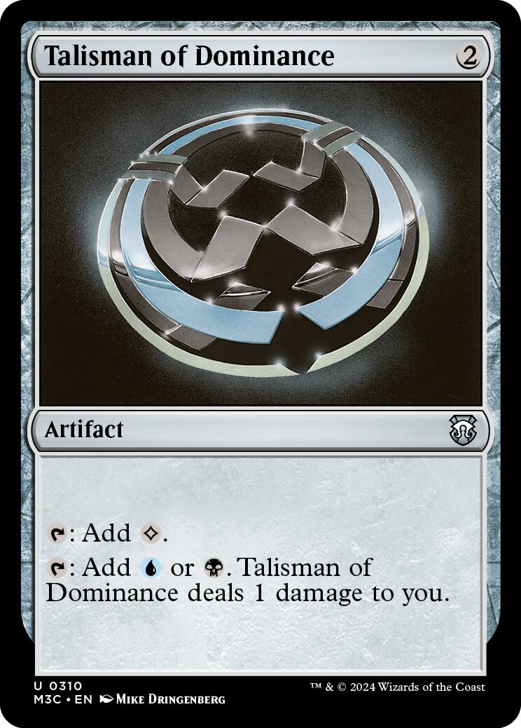 Talisman of Dominance [Modern Horizons 3 Commander] - Trinity Hobby