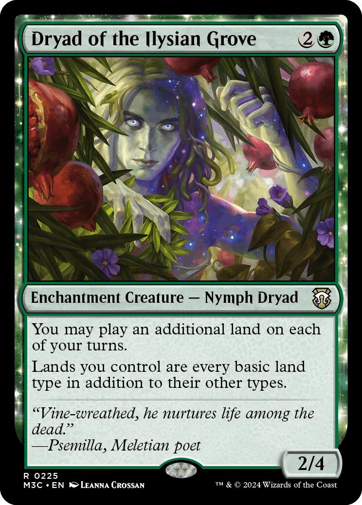 Dryad of the Ilysian Grove [Modern Horizons 3 Commander] - Trinity Hobby