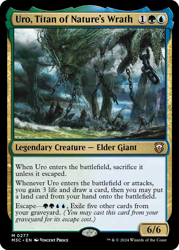 Uro, Titan of Nature's Wrath [Modern Horizons 3 Commander] - Trinity Hobby