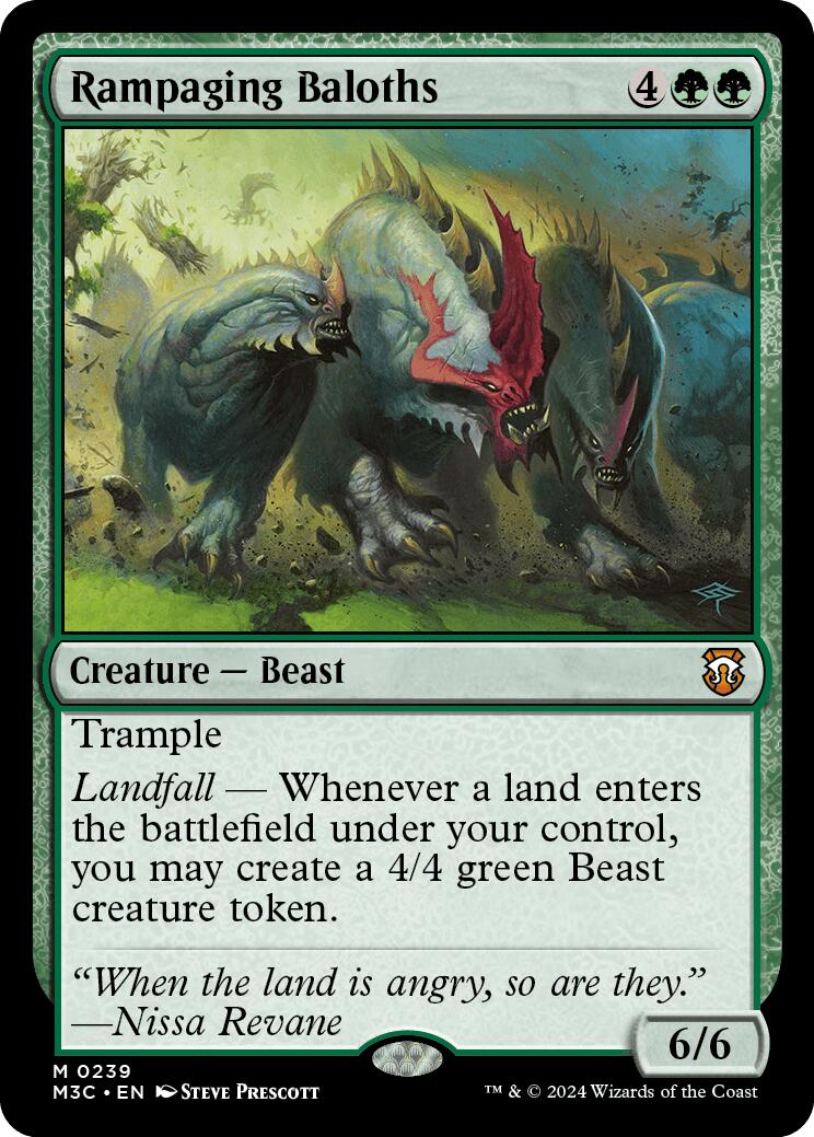Rampaging Baloths [Modern Horizons 3 Commander] - Trinity Hobby