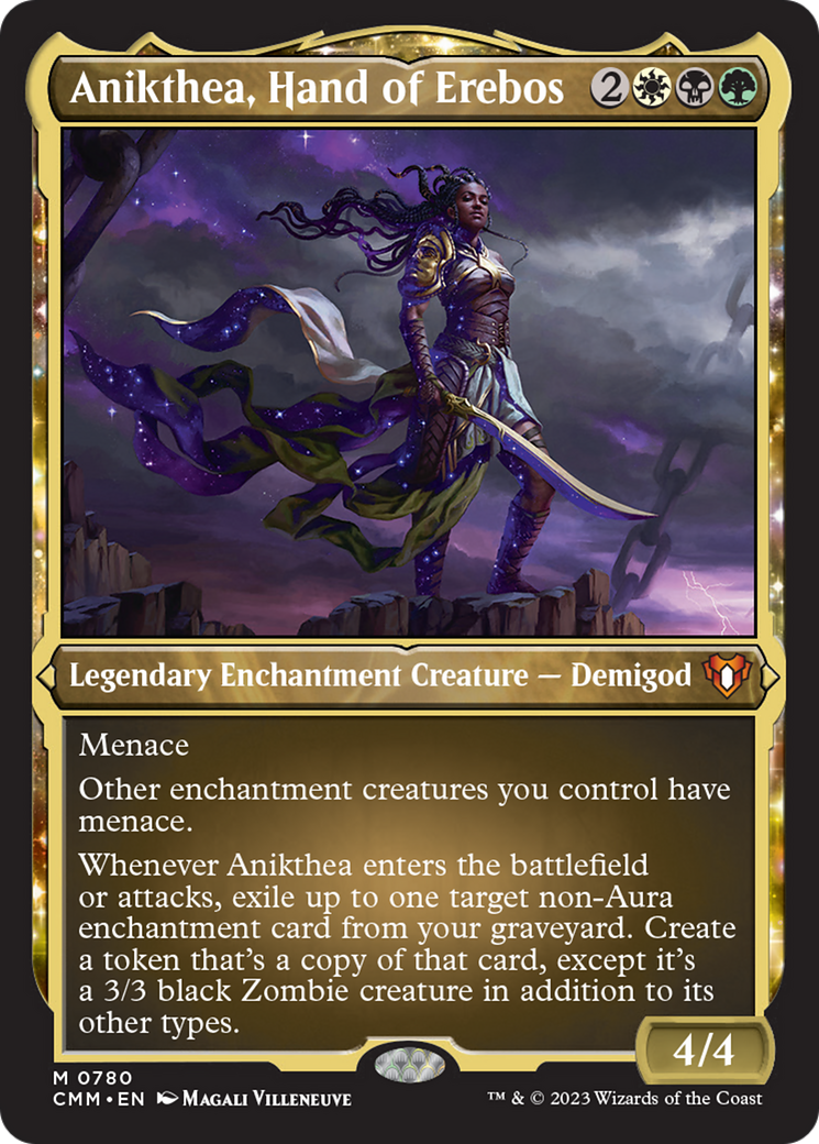 Anikthea, Hand of Erebos (Display Commander) (Foil Etched) [Commander Masters] - Trinity Hobby