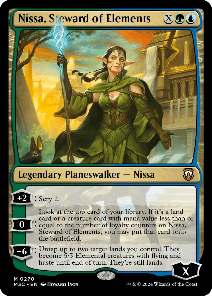 Nissa, Steward of Elements [Modern Horizons 3 Commander] - Trinity Hobby