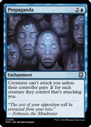 Propaganda (Ripple Foil) (M3C-191) - [Commander: Modern Horizons 3] Foil - Trinity Hobby
