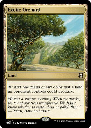 Exotic Orchard (Ripple Foil) (M3C-341) - [Commander: Modern Horizons 3] Foil - Trinity Hobby