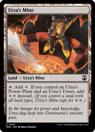 Urza's Mine (Ripple Foil)  [Foil]  (M3C-401) - [Modern Horizons 3 Commander] - Trinity Hobby