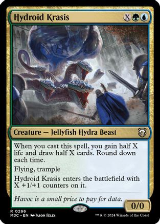 Hydroid Krasis (Ripple Foil) (M3C-266) - [Commander: Modern Horizons 3] Foil - Trinity Hobby