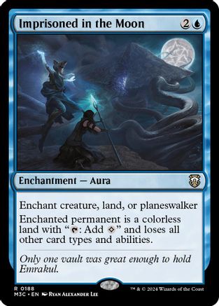 Imprisoned in the Moon (Ripple Foil)  [Foil]  (M3C-188) - [Modern Horizons 3 Commander] - Trinity Hobby