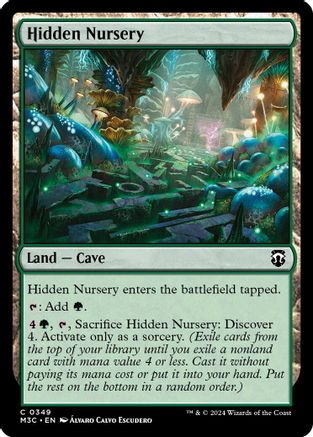 Hidden Nursery (Ripple Foil)  [Foil]  (M3C-349) - [Modern Horizons 3 Commander] - Trinity Hobby