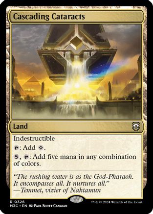 Cascading Cataracts (Ripple Foil)  [Foil]  (M3C-326) - [Modern Horizons 3 Commander] - Trinity Hobby