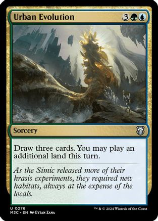 Urban Evolution (Ripple Foil)  [Foil]  (M3C-276) - [Modern Horizons 3 Commander] - Trinity Hobby