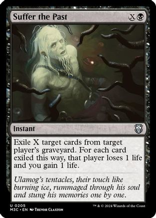 Suffer the Past (Ripple Foil)  [Foil]  (M3C-205) - [Modern Horizons 3 Commander] - Trinity Hobby