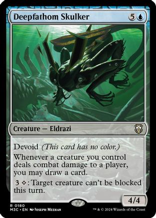 Deepfathom Skulker (Ripple Foil)  [Foil]  (M3C-180) - [Modern Horizons 3 Commander] - Trinity Hobby