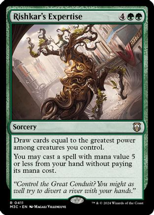 Rishkar's Expertise (Ripple Foil)  [Foil]  (M3C-411) - [Modern Horizons 3 Commander] - Trinity Hobby