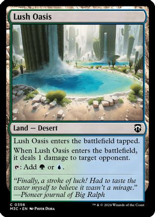 Lush Oasis (Ripple Foil)  [Foil]  (M3C-356) - [Modern Horizons 3 Commander] - Trinity Hobby