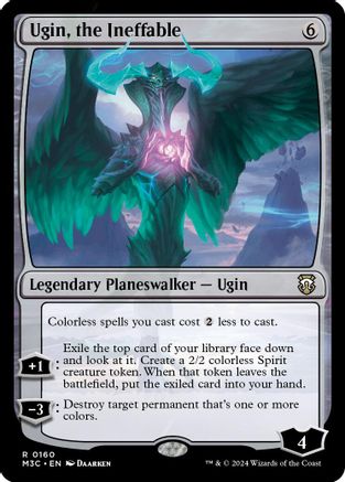 Ugin, the Ineffable (Ripple Foil) (M3C-160) - [Commander: Modern Horizons 3] Foil - Trinity Hobby