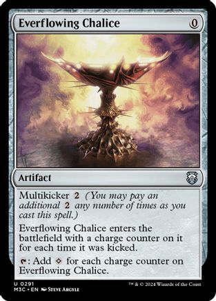 Everflowing Chalice (Ripple Foil) (M3C-291) - [Commander: Modern Horizons 3] Foil - Trinity Hobby
