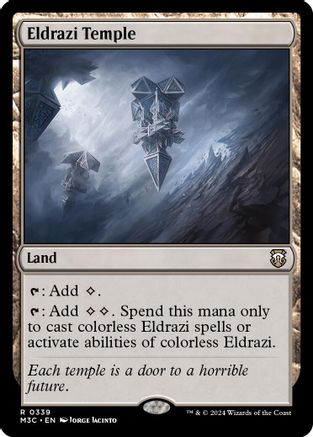 Eldrazi Temple (Ripple Foil) (M3C-339) - [Commander: Modern Horizons 3] Foil - Trinity Hobby