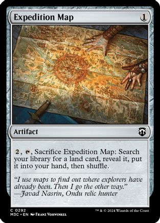 Expedition Map (Ripple Foil) (M3C-292) - [Commander: Modern Horizons 3] Foil - Trinity Hobby