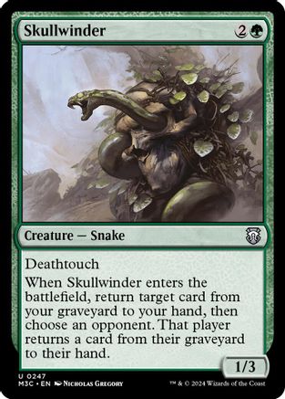 Skullwinder (Ripple Foil)  [Foil]  (M3C-247) - [Modern Horizons 3 Commander] - Trinity Hobby
