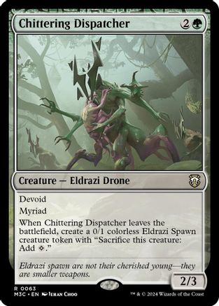 Chittering Dispatcher (Ripple Foil) (M3C-063) - [Commander: Modern Horizons 3] Foil - Trinity Hobby