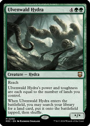 Ulvenwald Hydra (Ripple Foil)  [Foil]  (M3C-250) - [Modern Horizons 3 Commander] - Trinity Hobby
