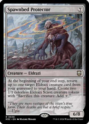 Spawnbed Protector (Ripple Foil)  [Foil]  (M3C-036) - [Modern Horizons 3 Commander] - Trinity Hobby
