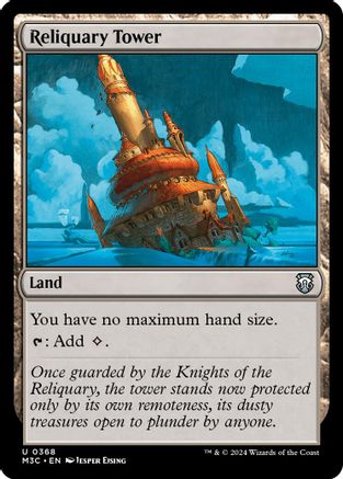 Reliquary Tower (Ripple Foil)  [Foil]  (M3C-368) - [Modern Horizons 3 Commander] - Trinity Hobby