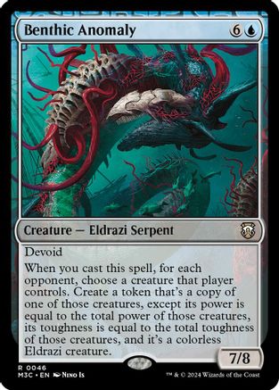 Benthic Anomaly (Ripple Foil)  [Foil]  (M3C-046) - [Modern Horizons 3 Commander] - Trinity Hobby