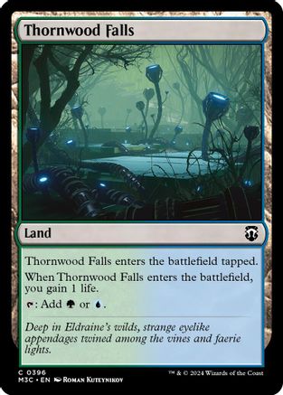 Thornwood Falls (Ripple Foil)  [Foil]  (M3C-396) - [Modern Horizons 3 Commander] - Trinity Hobby