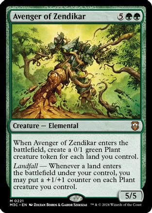 Avenger of Zendikar (Ripple Foil) (M3C-221) - [Commander: Modern Horizons 3] Foil - Trinity Hobby