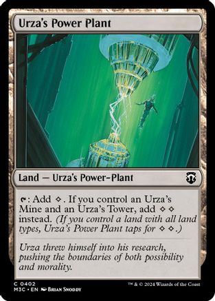 Urza's Power Plant (Ripple Foil)  [Foil]  (M3C-402) - [Modern Horizons 3 Commander] - Trinity Hobby