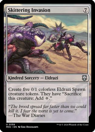 Skittering Invasion (Ripple Foil) (M3C-159) - [Commander: Modern Horizons 3] Foil - Trinity Hobby
