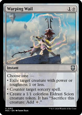 Warping Wail (Ripple Foil)  [Foil]  (M3C-162) - [Modern Horizons 3 Commander] - Trinity Hobby