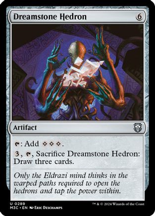 Dreamstone Hedron (Ripple Foil)  [Foil]  (M3C-289) - [Modern Horizons 3 Commander] - Trinity Hobby