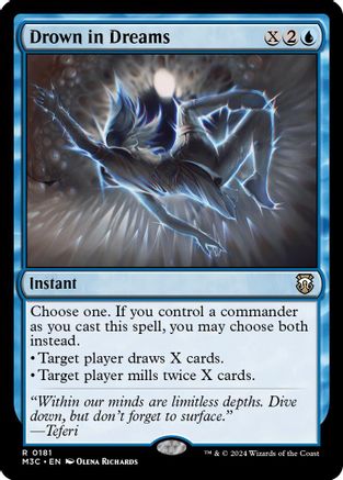 Drown in Dreams (Ripple Foil)  [Foil]  (M3C-181) - [Modern Horizons 3 Commander] - Trinity Hobby