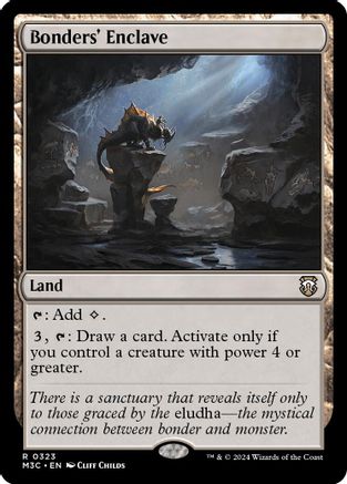 Bonders' Enclave (Ripple Foil)  [Foil]  (M3C-323) - [Modern Horizons 3 Commander] - Trinity Hobby