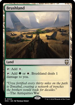 Brushland (Ripple Foil) (M3C-324) - [Commander: Modern Horizons 3] Foil - Trinity Hobby