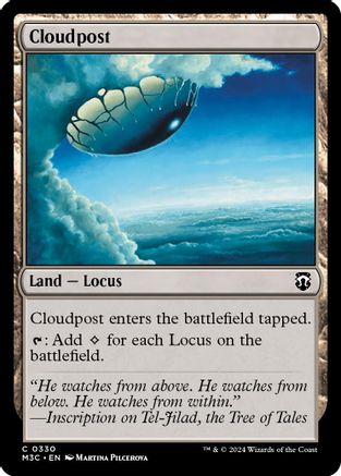 Cloudpost (Ripple Foil)  [Foil]  (M3C-330) - [Modern Horizons 3 Commander] - Trinity Hobby