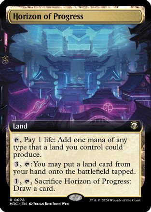 Horizon of Progress (Extended Art) (Ripple Foil)  [Foil]  (M3C-078) - [Modern Horizons 3 Commander] - Trinity Hobby