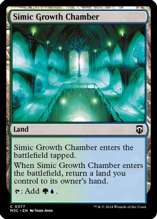 Simic Growth Chamber (Ripple Foil) (M3C-377) - [Commander: Modern Horizons 3] Foil - Trinity Hobby