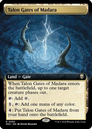 Talon Gates of Madara (Extended Art) (Ripple Foil) (M3C-082) - [Modern Horizons 3 Commander] Foil - Trinity Hobby