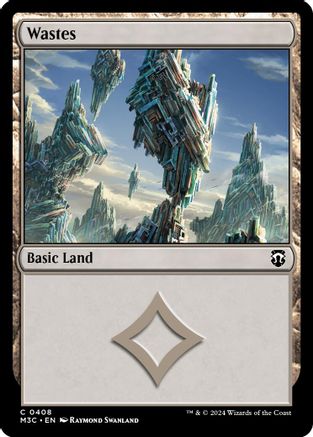 Wastes (Ripple Foil)  [Foil]  (M3C-408) - [Modern Horizons 3 Commander] - Trinity Hobby