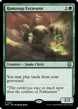 Ramunap Excavator (Ripple Foil) (M3C-241) - [Commander: Modern Horizons 3] Foil - Trinity Hobby