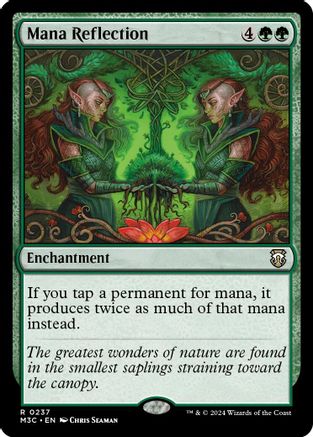 Mana Reflection (Ripple Foil) (M3C-237) - [Commander: Modern Horizons 3] Foil - Trinity Hobby