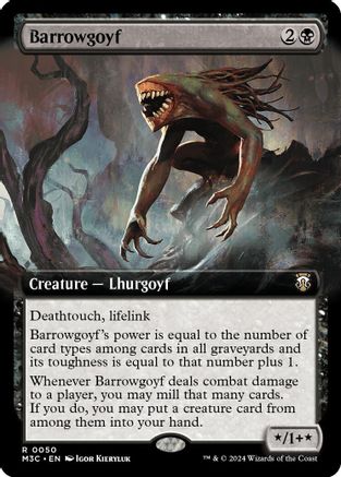 Barrowgoyf (Extended Art) (Ripple Foil) (M3C-050) - [Modern Horizons 3 Commander] Foil - Trinity Hobby