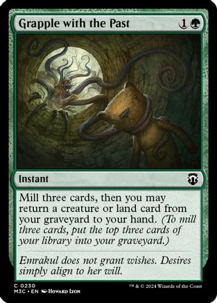 Grapple with the Past (Ripple Foil)  [Foil]  (M3C-230) - [Modern Horizons 3 Commander] - Trinity Hobby